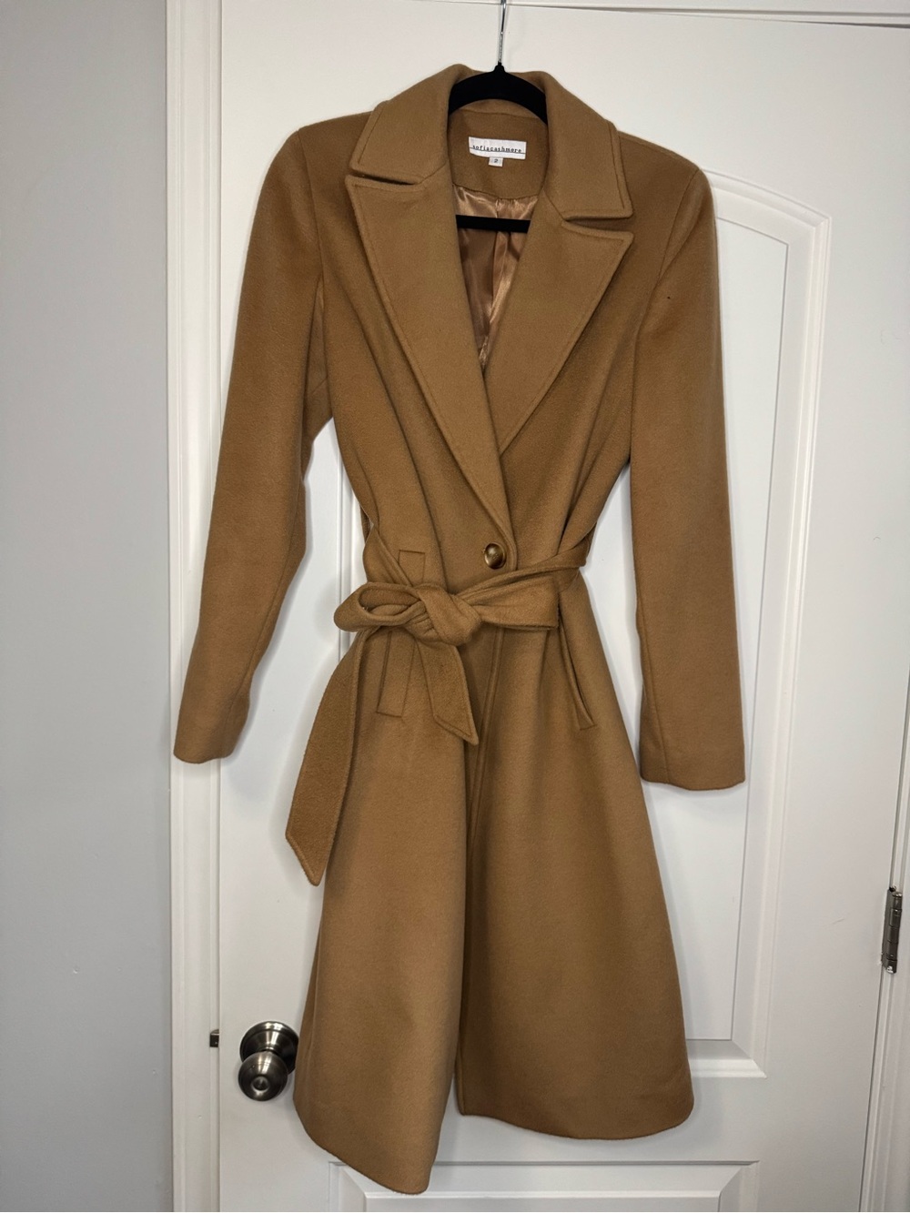 Cashmere Wool-Blend Trench Coat
